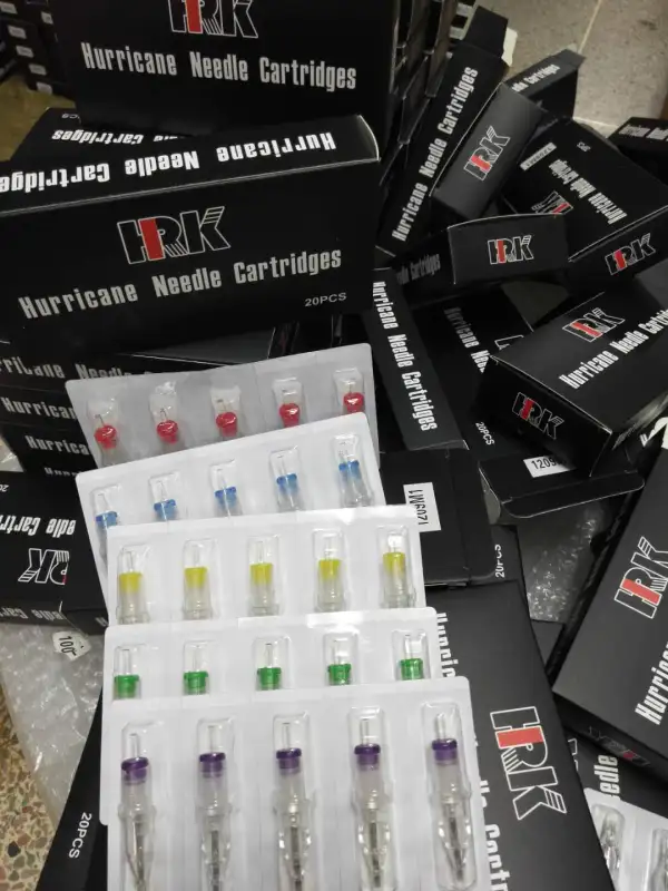 40pcs HRK Cartridge Needles with Membrane 19RM of 2box