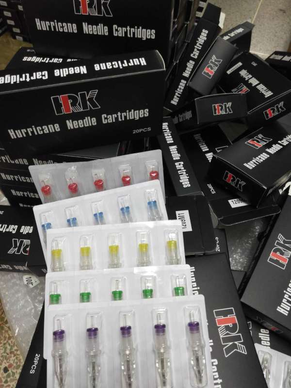 40pcs HRK Cartridge Needles with Membrane 11RS of 2box