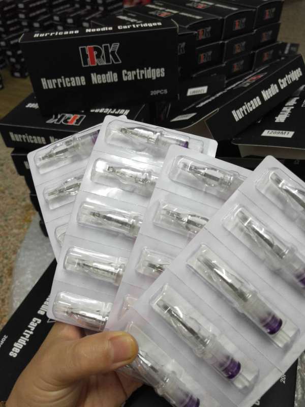 40pcs HRK Cartridge Needles with Membrane 18RL of 2box