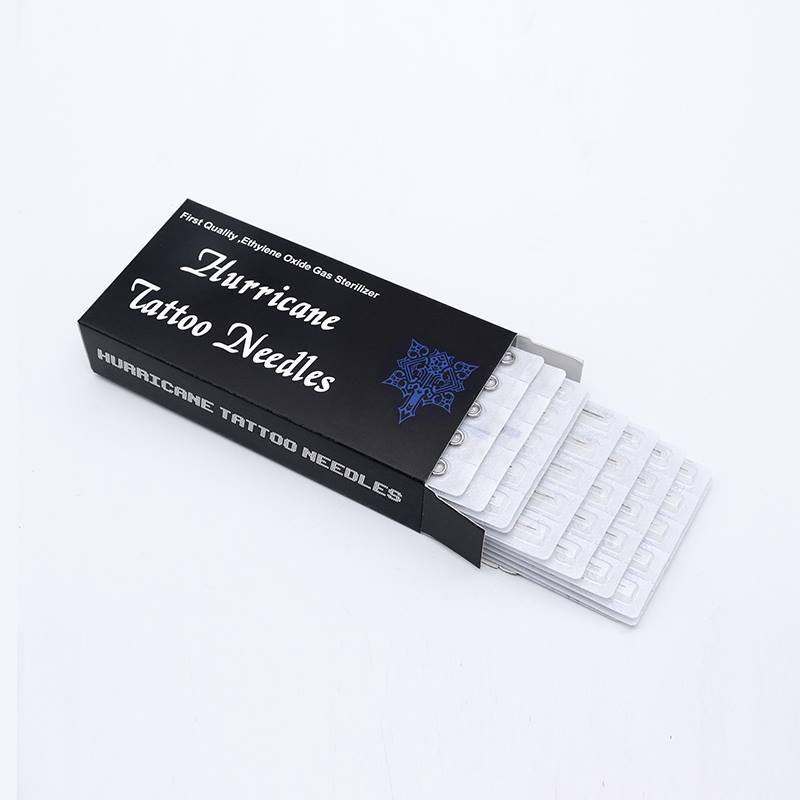 100Pcs Mixed size Hurricane tattoo needle 5M1/13M1 10pcs of each, 7M1/9M1 30pcs of each, 11M1 20pcs