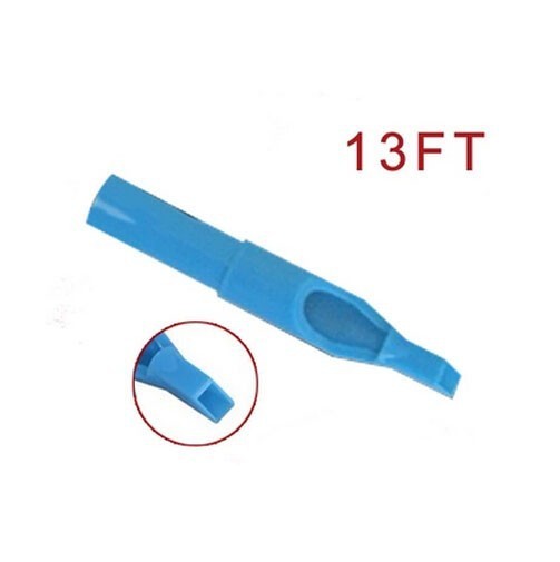13FT- 250pcs Blue Disposable Tattoo Nozzle Tips for Needles