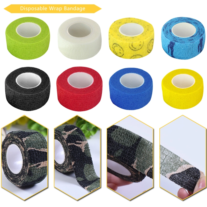 6pcs/lot Tattoo Cohesive Bandages 2.5CM