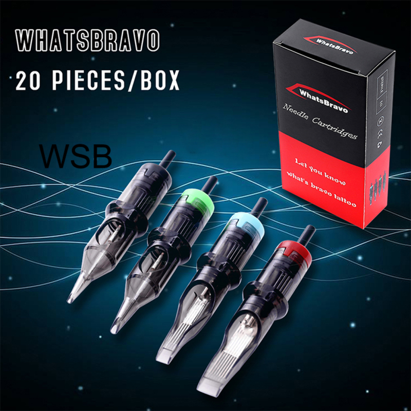 40pcs WhatsBravo Needle Cartridges with Membrane 14RS of 2box