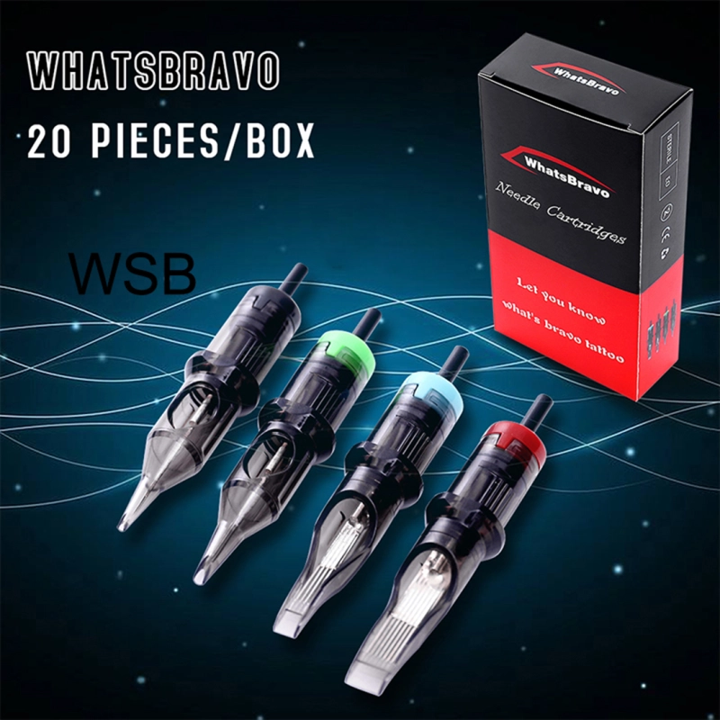40pcs WhatsBravo Needle Cartridges with Membrane 15M1 of 2box