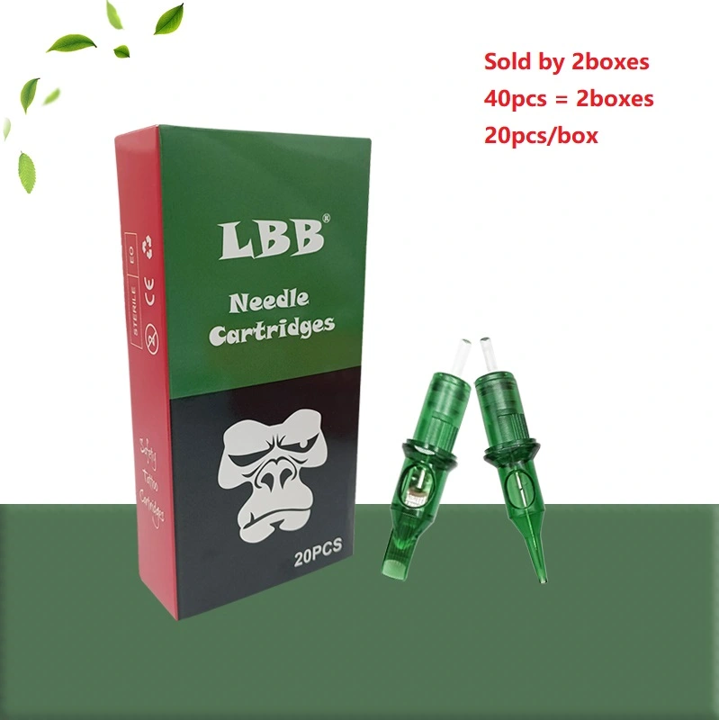 40pcs LBB Needle Cartridges 14RL of 2box