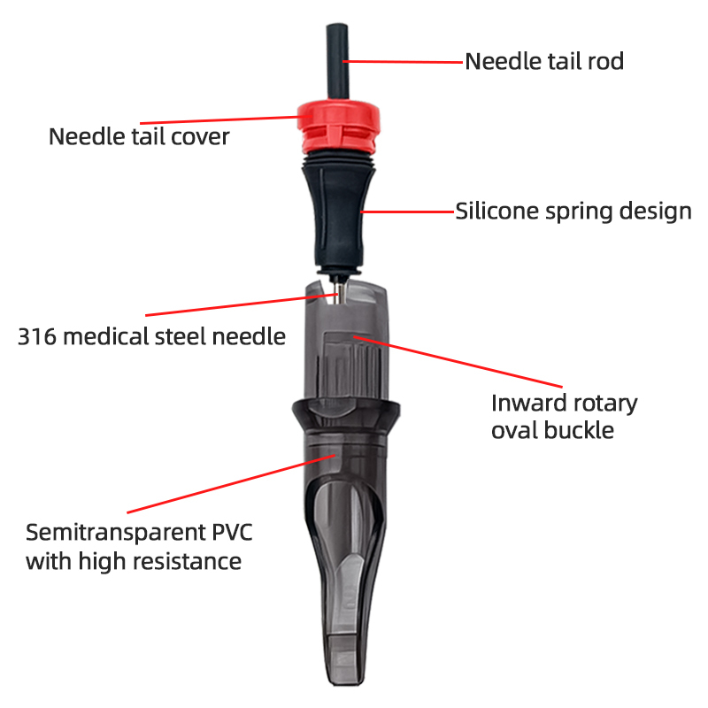 20pcs/box M1 WhatsBravo Needle Cartridges with Membrane Magnum