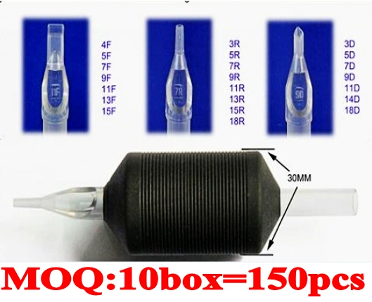 150pcs Ultra Rubber Disposable Tubes 30MM without needles