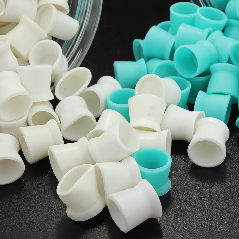 300Pcs Bucket Packing Silicone Soft Ink Cap