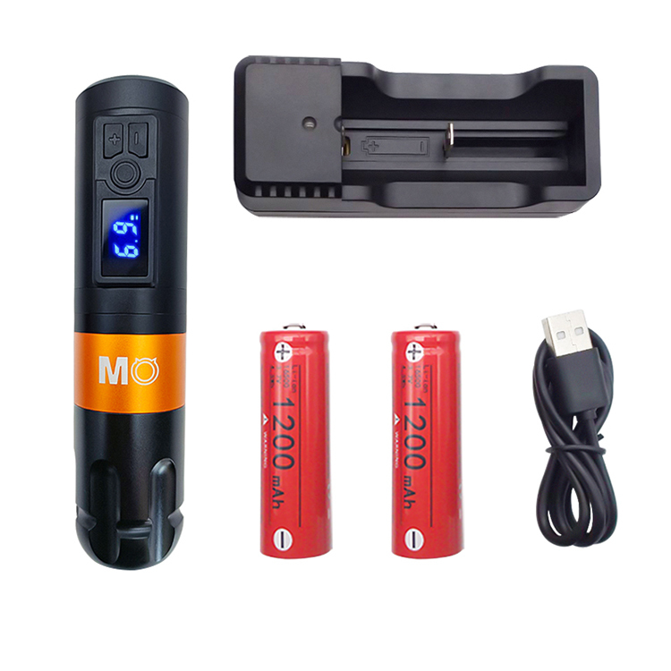 MO Wireless Tattoo Pen with extra battery