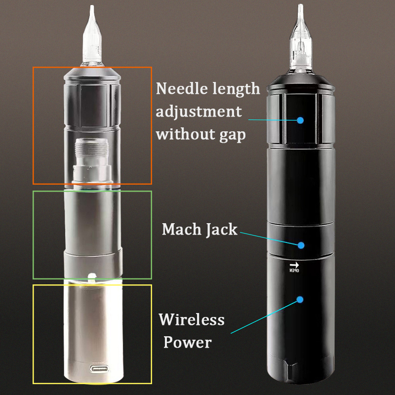 Nunchucks Wireless Tattoo Pen Machine