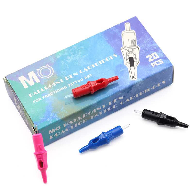 New Ballpoint Tattoo Pen Cartridges Dotwork Tattoo Practice Cartridges