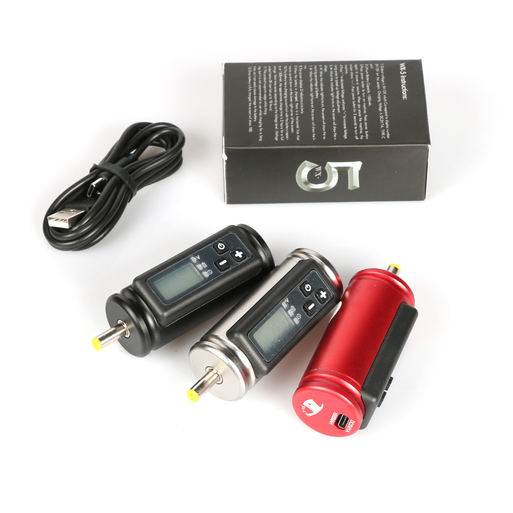 Wireless Tattoo Power Supply Digital Tattoo Battery For Rotary Tattoo Machine
