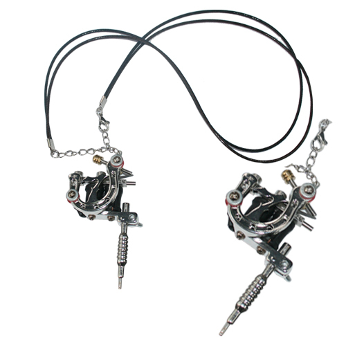 Mini Tattoo Machine Pendant Jewelry