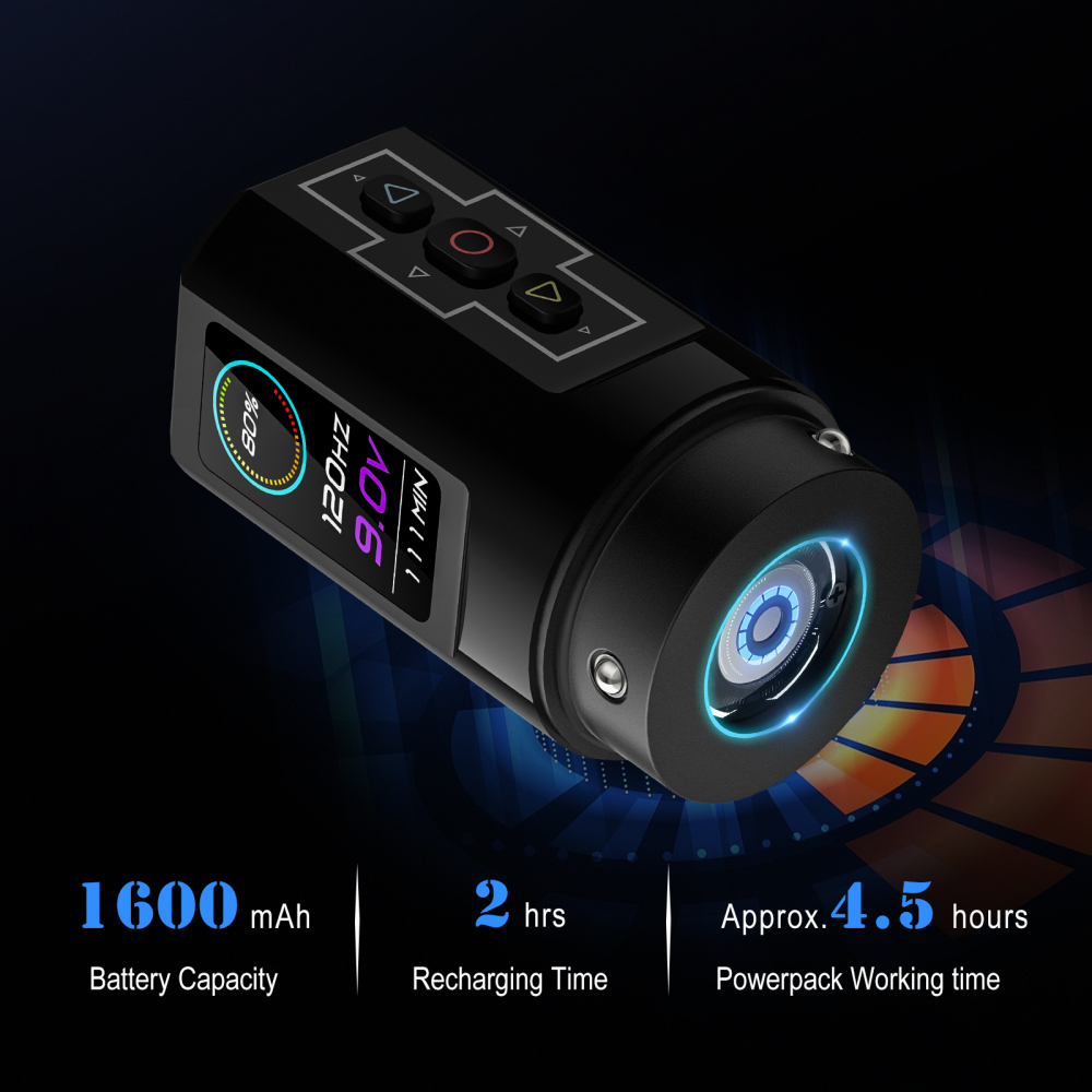EZ P3 Pro Wireless Tattoo Machine Pen Adjustable Stroke Tattoo Battery Pen