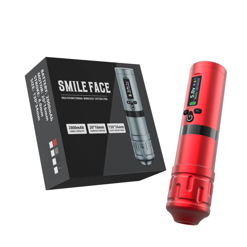 Smile Face multifunctional wireless Tattoo Pen Machine