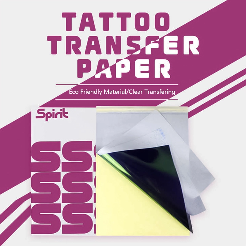 100 Sheets/Box Master Tattoo Transfer Paper A4 Size Tattoo Thermal Transfer Machine Tattoo Stencil Copier Machines & Hand Drawing Dual-Purpose