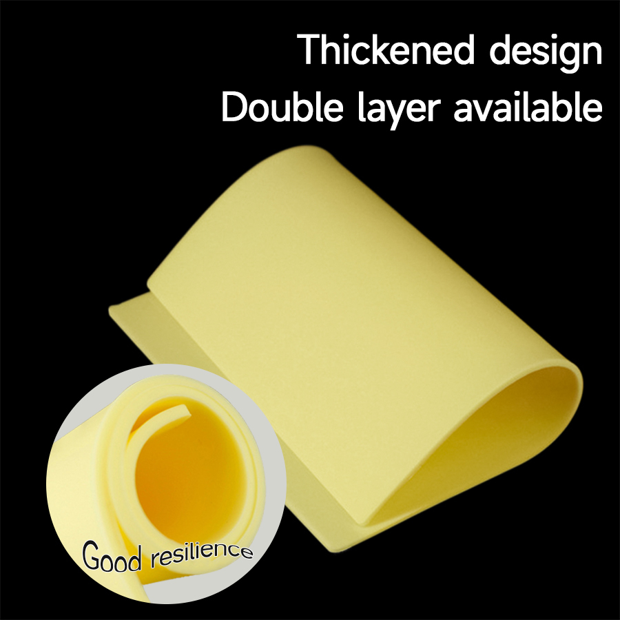 200*300*3.0MM Silicone Tattoo Practice Skin Double-side Available Regular Blank Imitation Skin Color Tattoo Makeup Training Skintific Skincare Made for PMU/Tattoo Artists