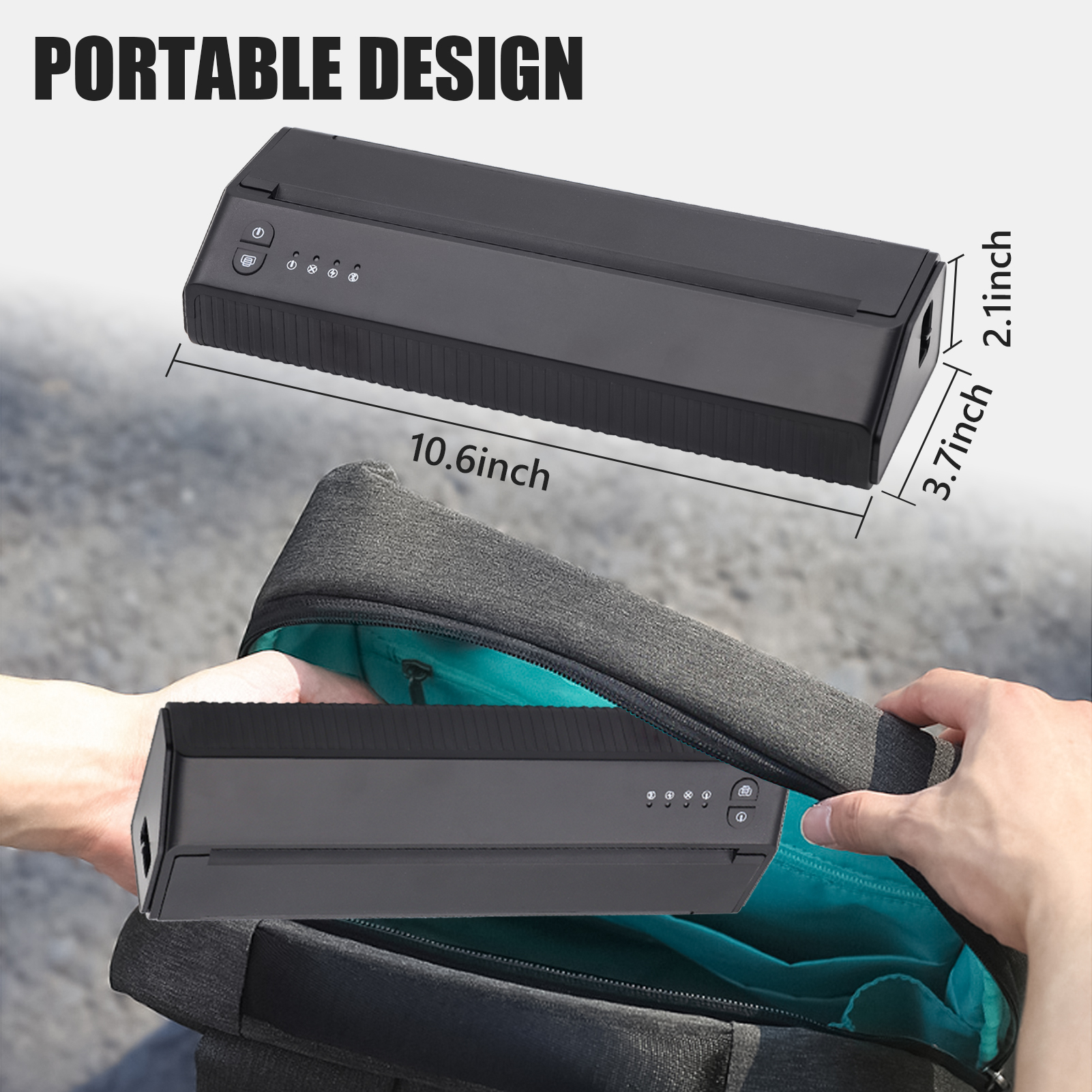 Wireless Bluetooth Connection Tattoo Printer Tattoo Stencil Transfer Printer Machine Portable Thermal Stencil Maker Line Photo Drawing Printing Copier Tattoo Supply