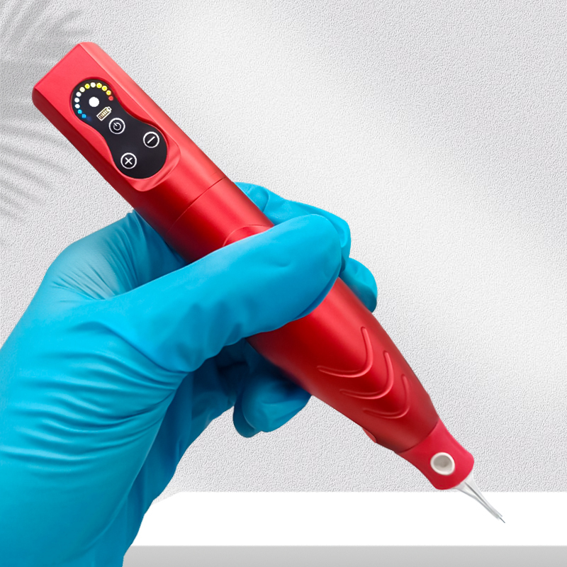 MO Wireless Tattoo Pen Machine Wireless Tattoo Pen Tattoo Machine Set With Hand Grip RCA Converter Wireless Power Supplies Tattoo Pen Kit Makeup Tattoo Equipment