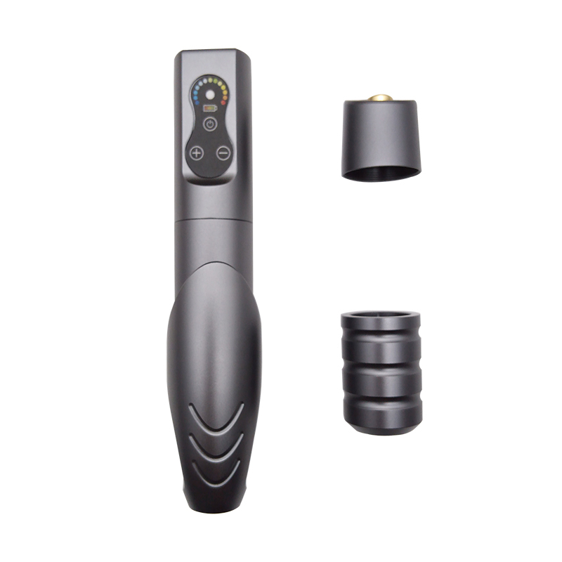 MO Wireless Tattoo Pen Machine Wireless Tattoo Pen Tattoo Machine Set With Hand Grip RCA Converter Wireless Power Supplies Tattoo Pen Kit Makeup Tattoo Equipment