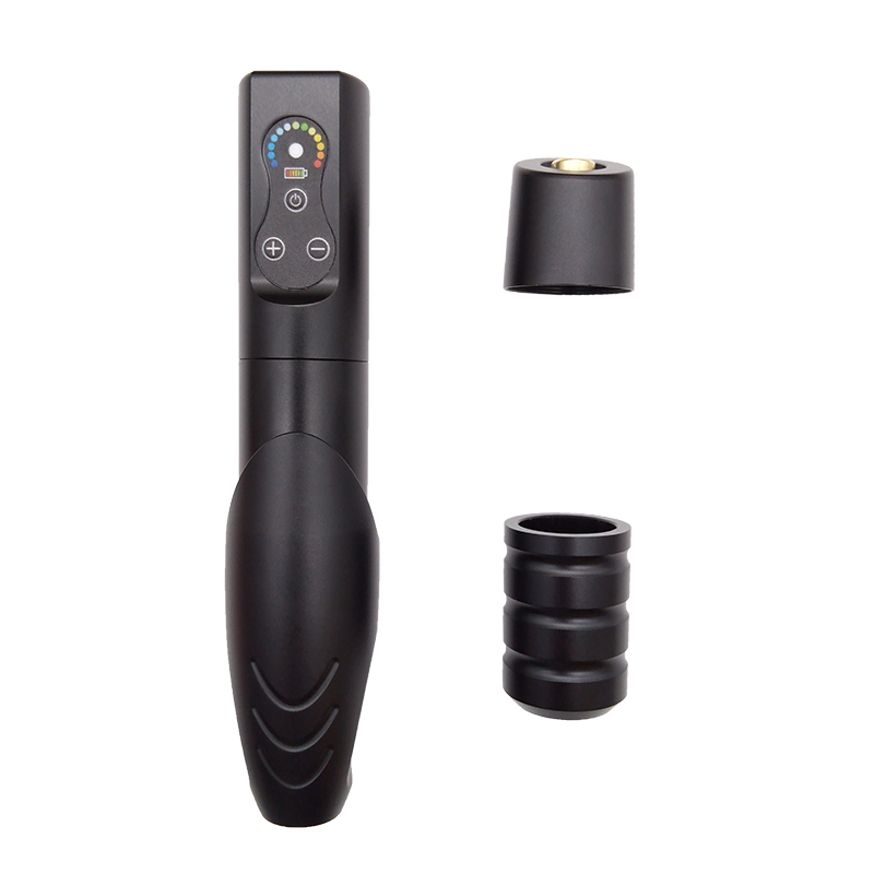MO Wireless Tattoo Pen Machine Wireless Tattoo Pen Tattoo Machine Set With Hand Grip RCA Converter Wireless Power Supplies Tattoo Pen Kit Makeup Tattoo Equipment