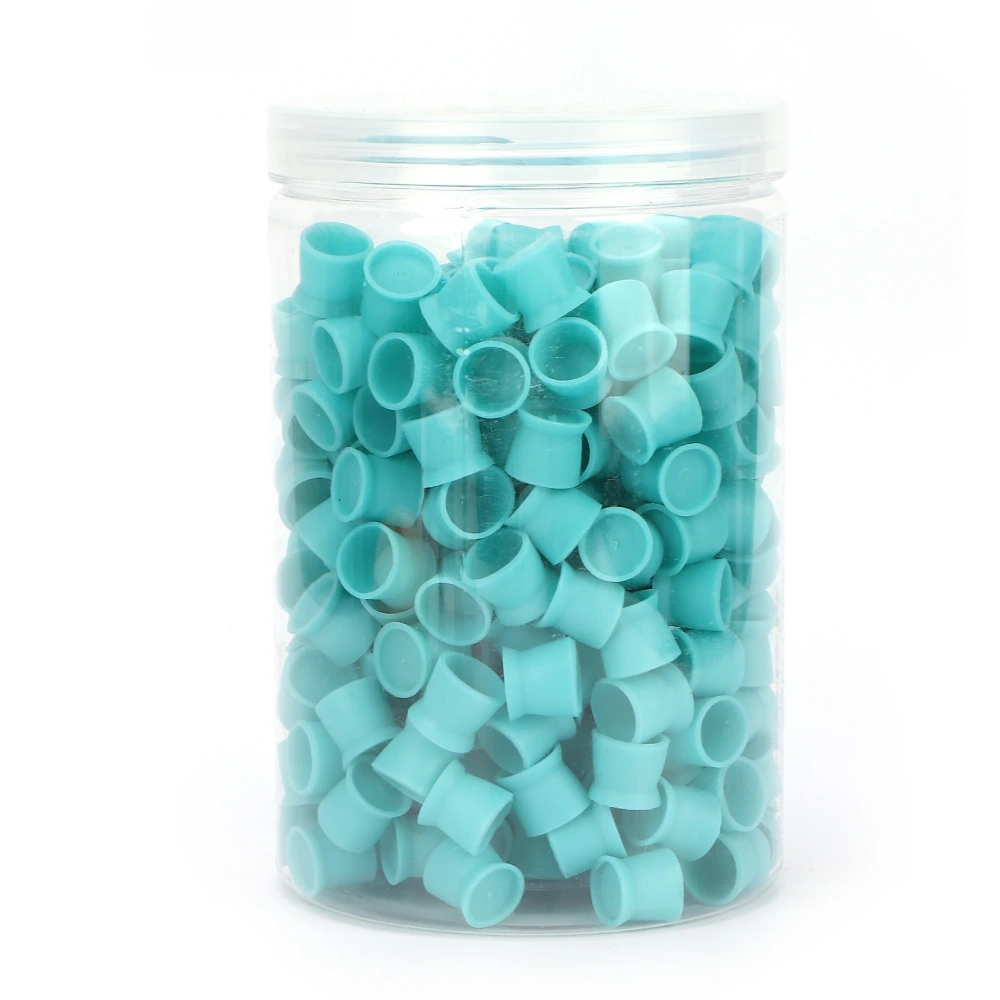 300pcs Bucket Packing Silicone Soft Ink Cap Tattoo Ink Cup PMU Ink Cup Cleaning Items Stable Self Standing Colorful Ink Cup