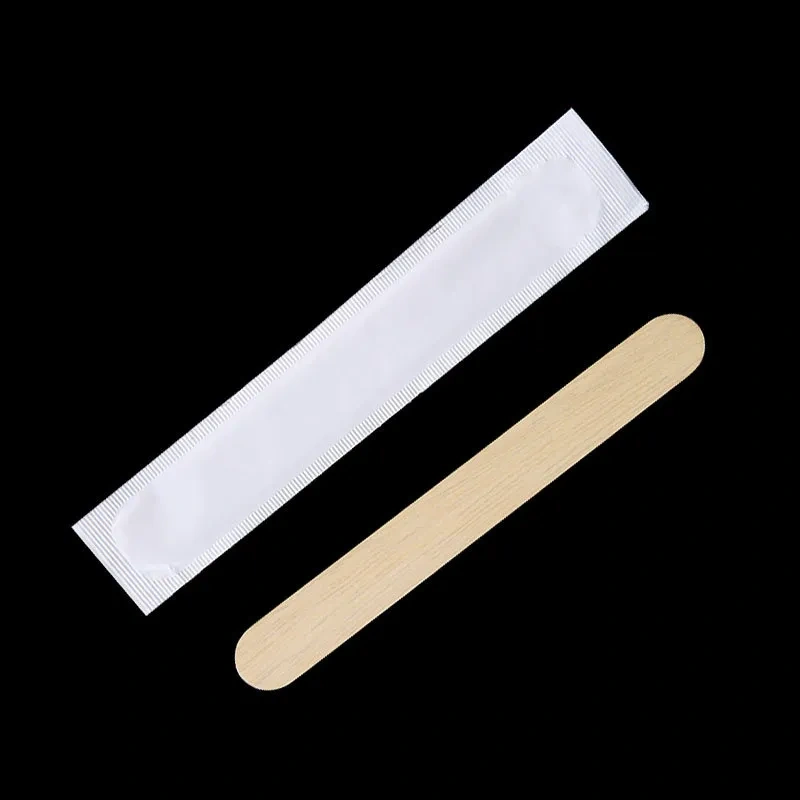 Disposable Wooden Tongue Depressor Tattoo Tongue Depressor/Waxing Spatula/Wooden Stick Individually Packing Tattoo Accessories