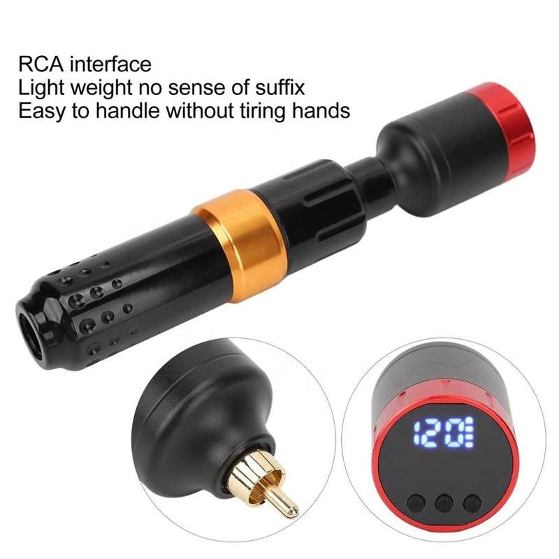 Mini Wireless Digital Tattoo Power Supply 1300mAh RCA Power For Tattoo Machine Wireless Tattoo Pen Rechargeable Battery Permanent Makeup Accessories