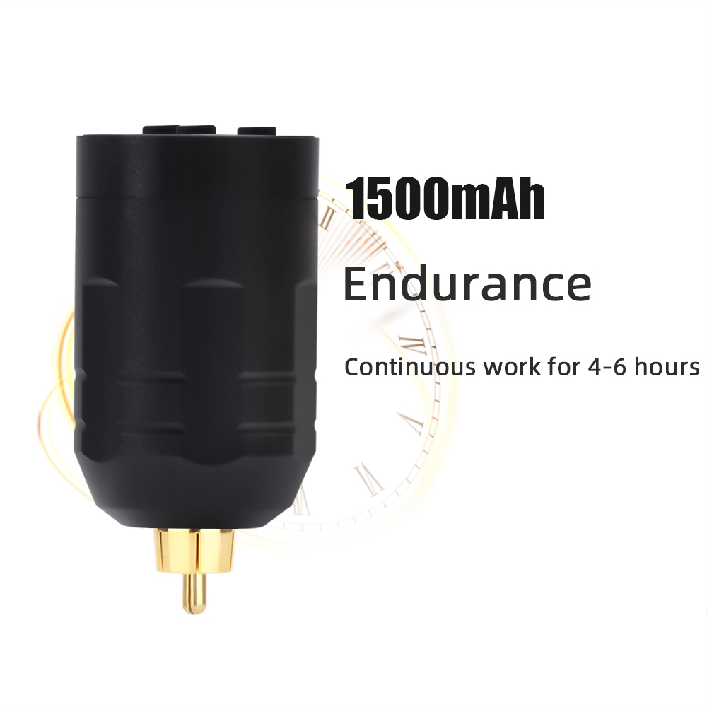 Mini 1500mAh Wireless Tattoo Power Supply Tattoo Battery For Rotary Tattoo Machine