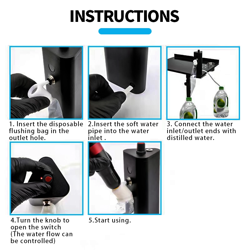 Electric Tattoo Needles Cleaner Machine Tattoo Cartridge Needle Washing Machine Tattoo Equipment Supply