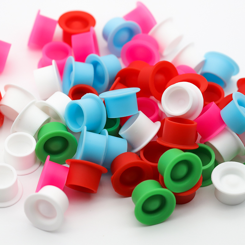 200pcs/bag Round Tattoo Silicone Ink Cup