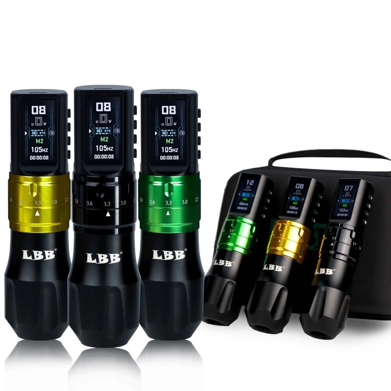 LBB S30 MAX Smart Adjustable Stroke Wireless Tattoo Pen Machine