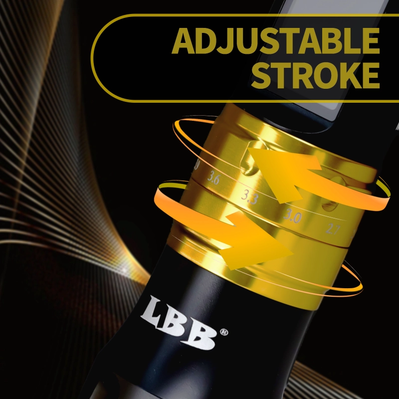 LBB S30 MAX Smart Adjustable Stroke Wireless Tattoo Pen Machine