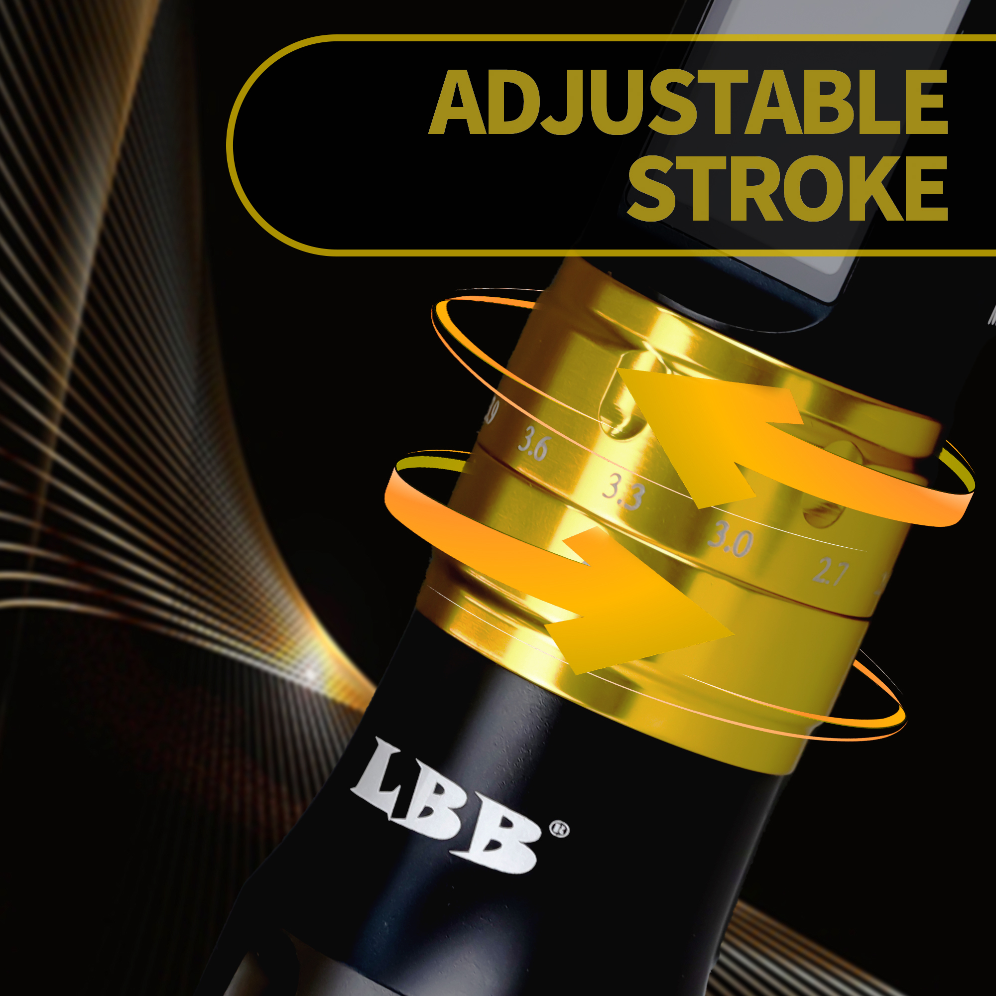 LBB S30 MAX Smart Adjustable Stroke Wireless Tattoo Pen Machine