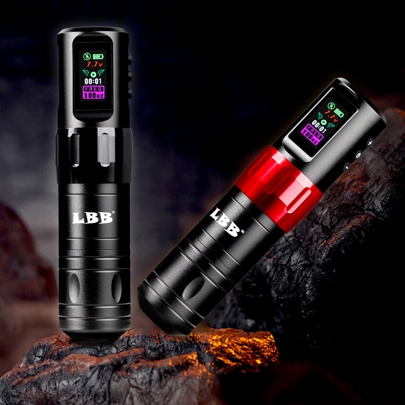 LBB S20 Smart Wireless Tattoo Pen Machine Dual Battery 1800mAh