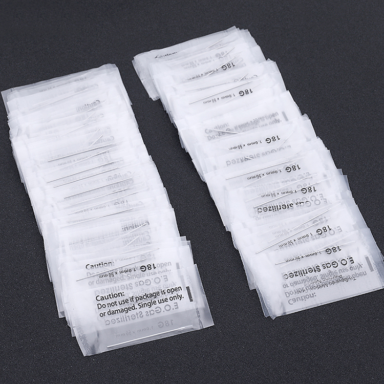 13G Sterilized 2" Body Piercing Needles -BOX OF 100