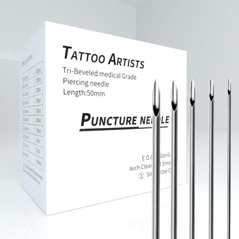 20G Sterilized 2" Body Piercing Needles -BOX OF 100