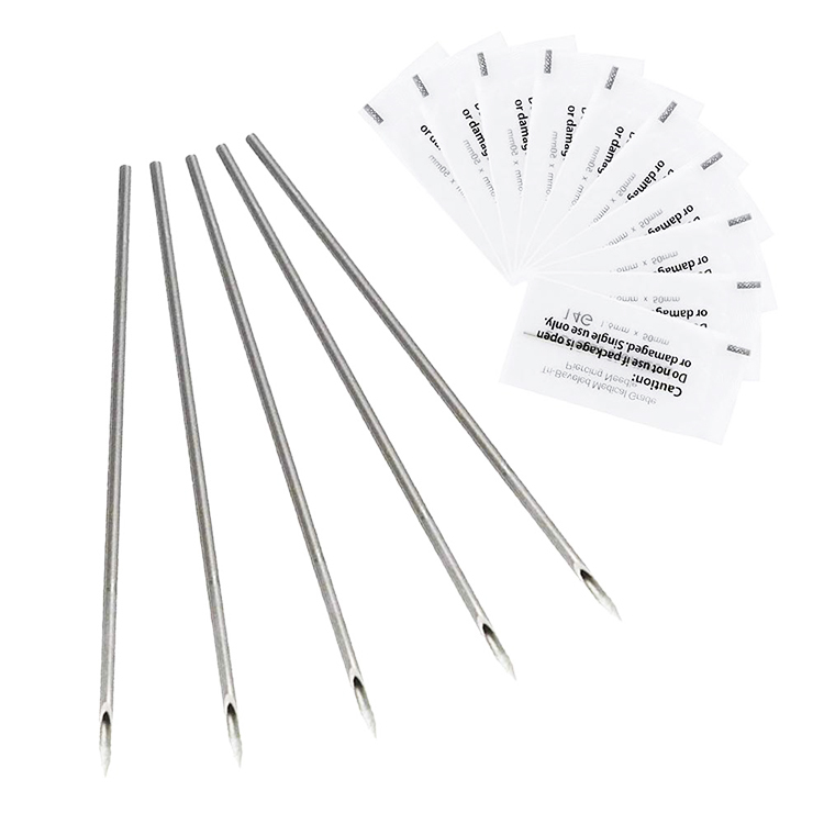 12G Sterilized 2" Body Piercing Needles -BOX OF 100