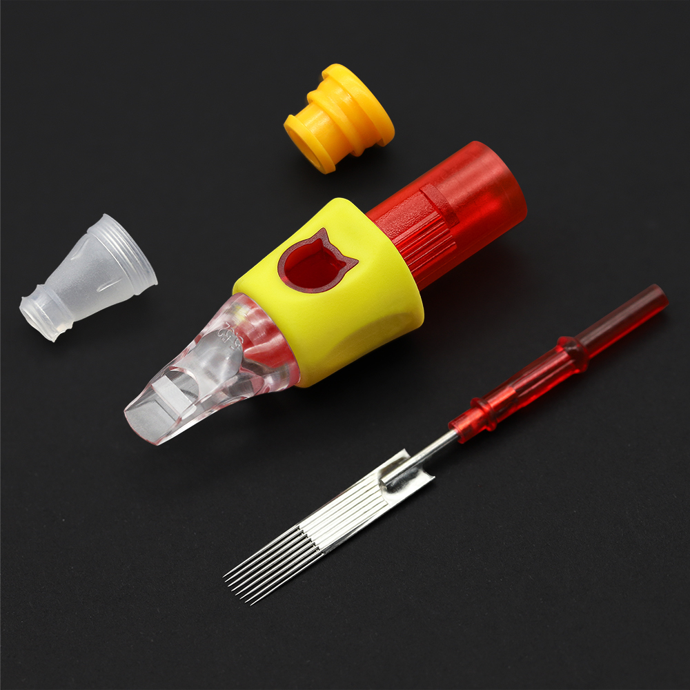 20pcs/box M1 MO Pro Tattoo Needle Cartridges Dedicated to Shading and Filling, Fdeal for Large, Wide Surfaces