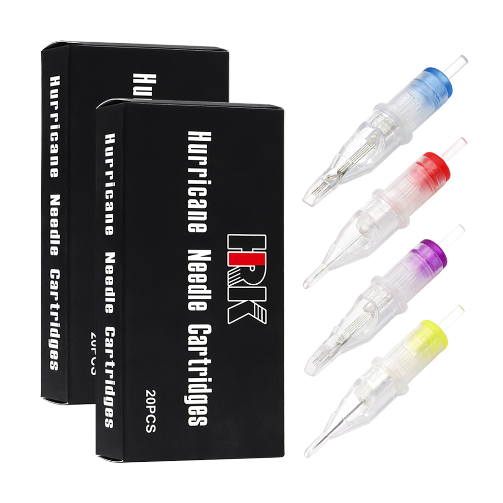 20pcs M1 HRK Tattoo Cartridge Needles with Membrane System Professional Sterile Tattoo Cartridges