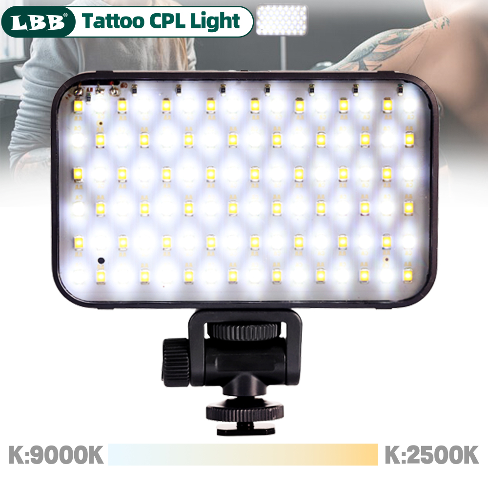 Tattoo Light Tattoo Vision Light Polarizing CPL Lens 360° Rotatable Perfect for Video Calls Tattoo Lighting & Reflective Removal Taking Tattoo Photos