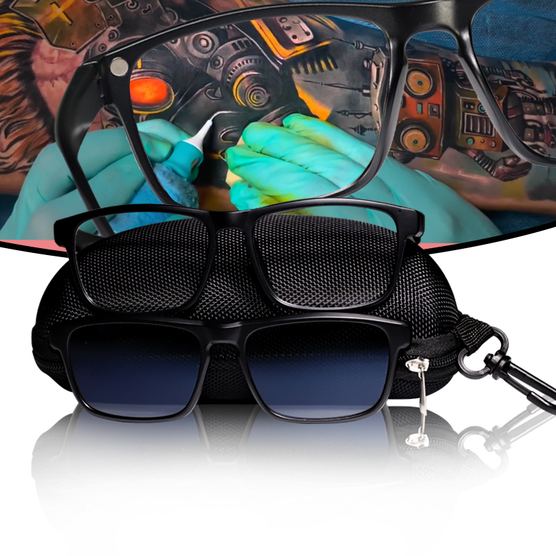 LBB Tattoo polarizing glasses CPL Tattoo glasses LBB Tattoo polarizing glasses CPL Tattoo glasses Reflective-free Glasses For Tattoo Artists Work  For Tattoo Artists Work