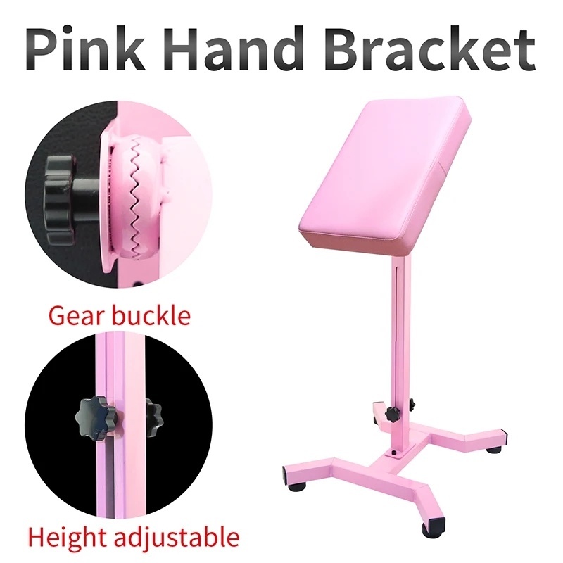 Arm Rest Tattoo Pink New Personalized Tattoo Armrest Height Angle Adjustable Armrest Tattoo Equipment