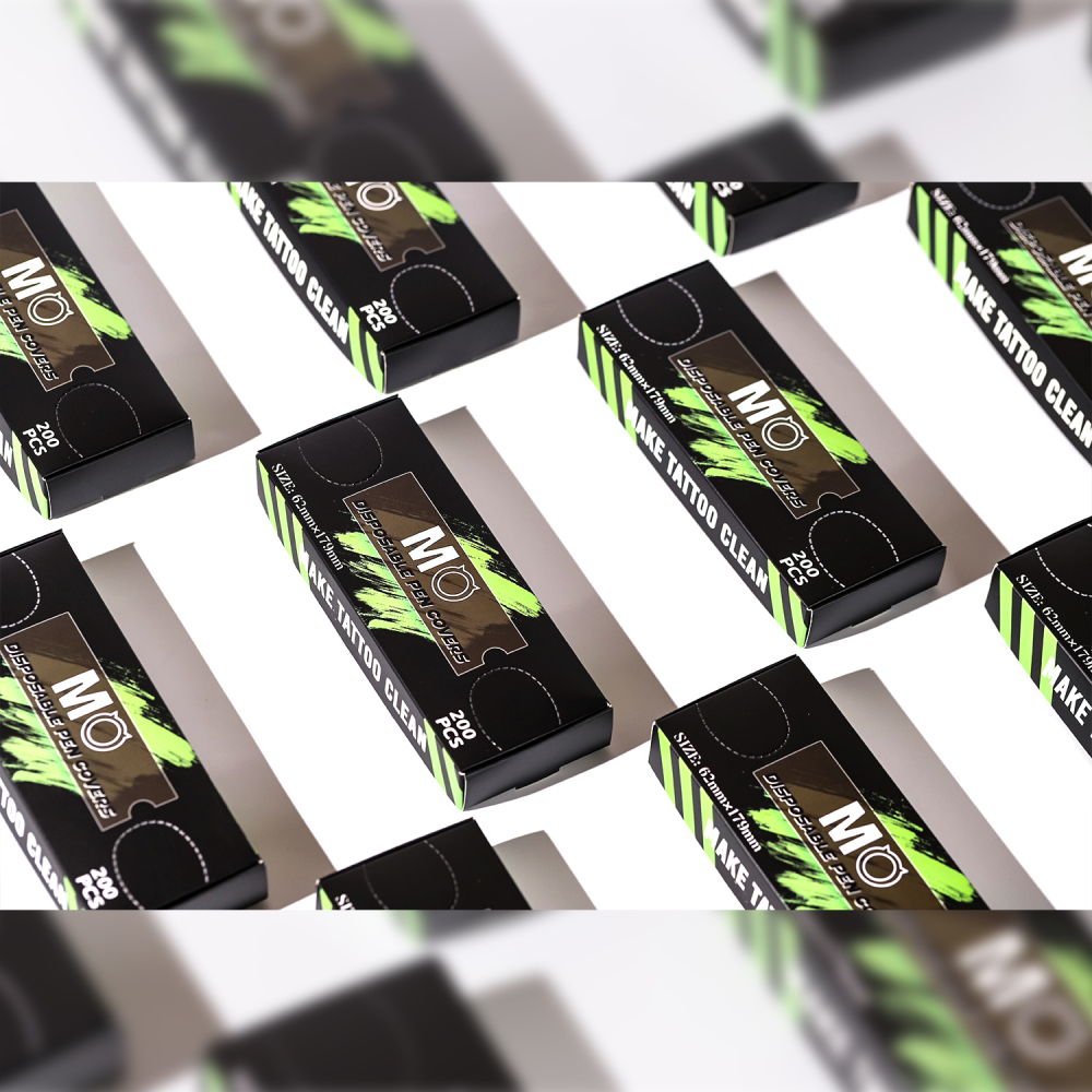 62MM*179MM 200pcs/box Black Pink MO Tattoo Pen Machine Cover Waterproof Plastic Permanent Makeup Cartridges Needles Pen Sleeves