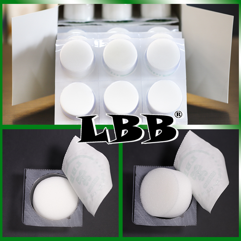 30pcs/box LBB Disposable Tattoo Dipfoam Clean Foam Cup Tattoo Sponge Cartridge Needles Clean Caps