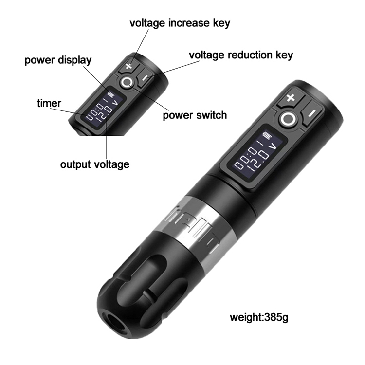 HELLO Tattoo Pen Machine Coreless Motor Wireless Tattoo Gun