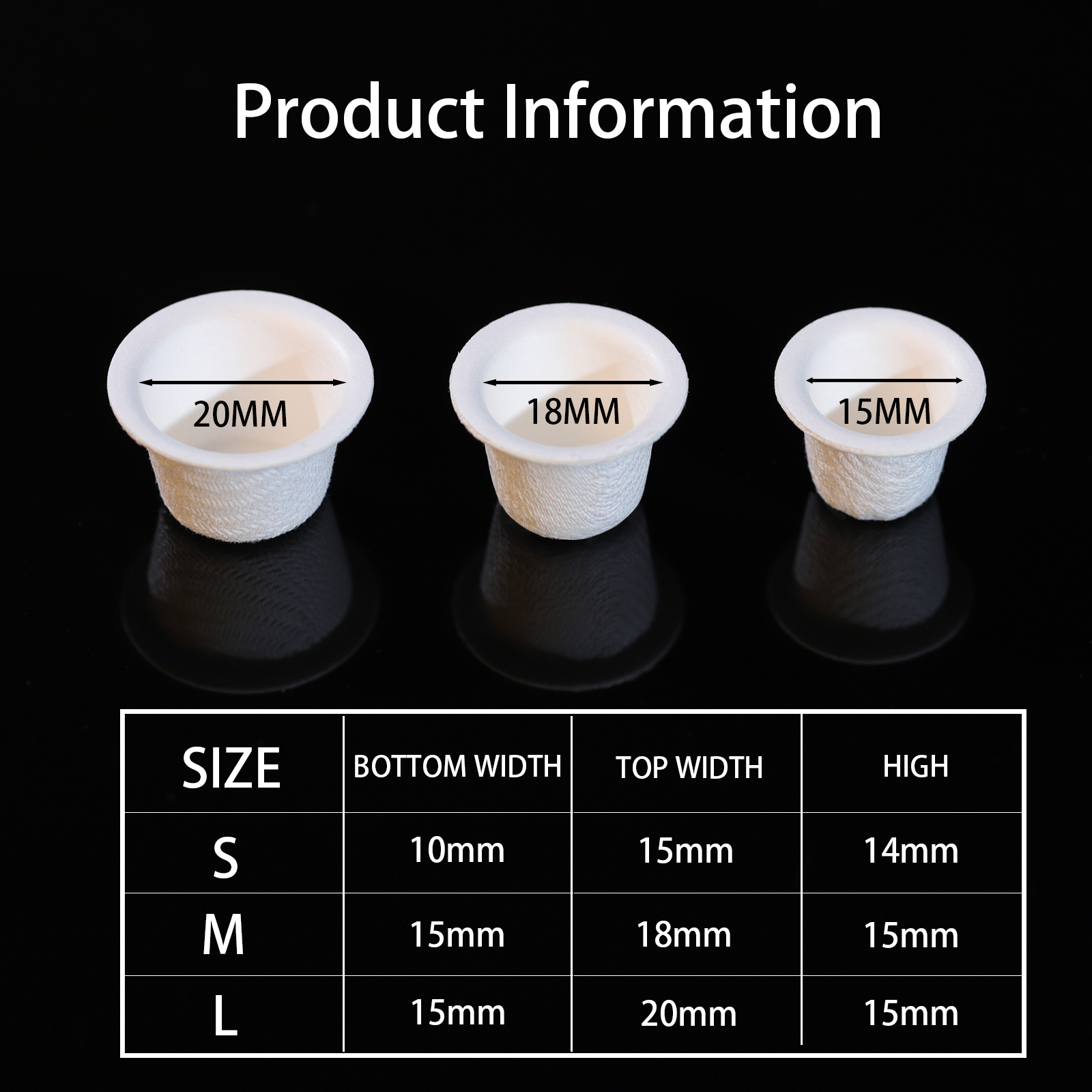 Eco-friendly Degradable MO Paper Tattoo Ink Cups Molong Tattoo Supply Tattoo Ink Cup Cartridge Needles Biodegradable Products Ink Cup