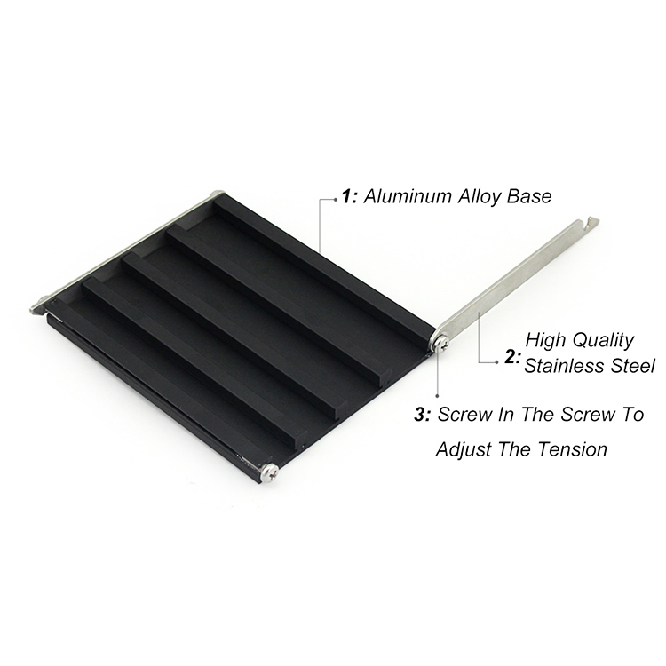 Stainless Steel Tattoo Ink Cup Holder Black Tattoo Pigment Container Stand Microblading Makeup Tattoo Self-standing Ink Cups holder shelf