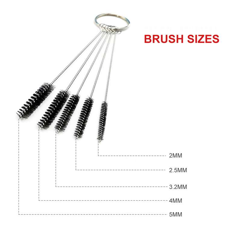 5pcs/set Tattoo Cleaning Brush Kit Tip Tattoo Cartridge Needles Grip Tips Coil Machine Clean Toool