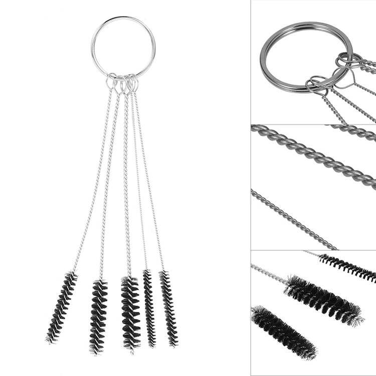5pcs/set Tattoo Cleaning Brush Kit Tip Tattoo Cartridge Needles Grip Tips Coil Machine Clean Toool